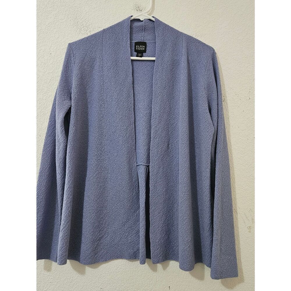 ​Eileen Fisher 100% Wool Open Front Cardigan
